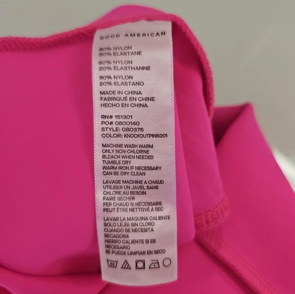 Good American Bright Pink Bodysuit - Picture 7 of 8